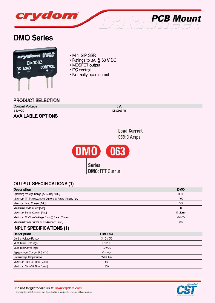 DMO063_7195179.PDF Datasheet