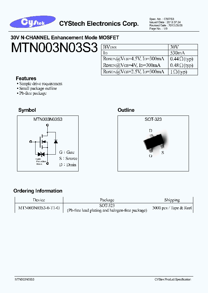 MTN003N03S3_7207776.PDF Datasheet