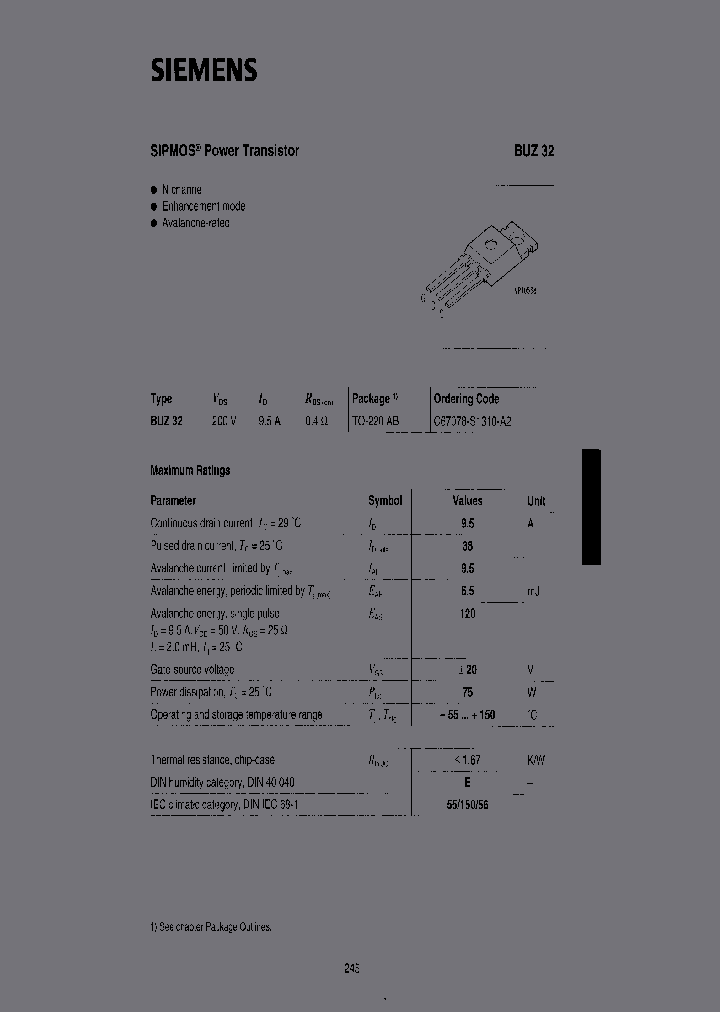 BUZ32-E3045_7217436.PDF Datasheet