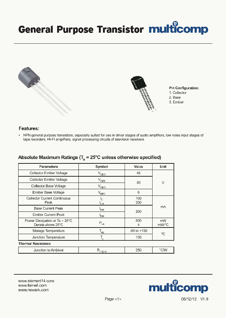 BC547B_7224136.PDF Datasheet Download