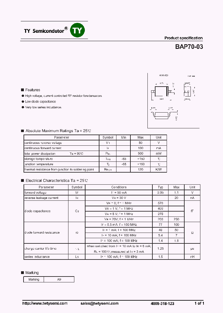 BAP70-03_7235338.PDF Datasheet