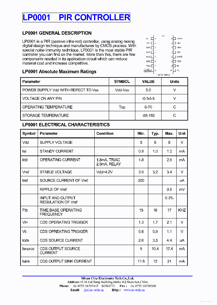 LP0001_7238197.PDF Datasheet Download --- IC-ON-LINE