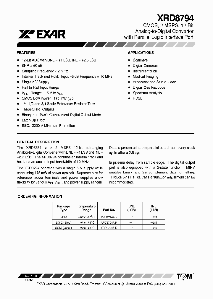XRD8794AIK_7244428.PDF Datasheet