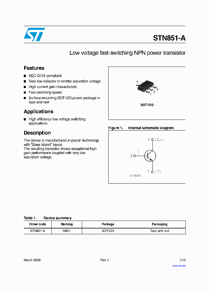 STN851-A_7244780.PDF Datasheet