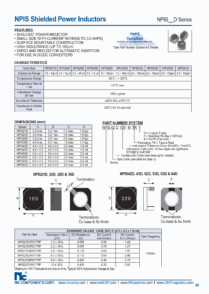 NPIS43D100MTRB_7246306.PDF Datasheet