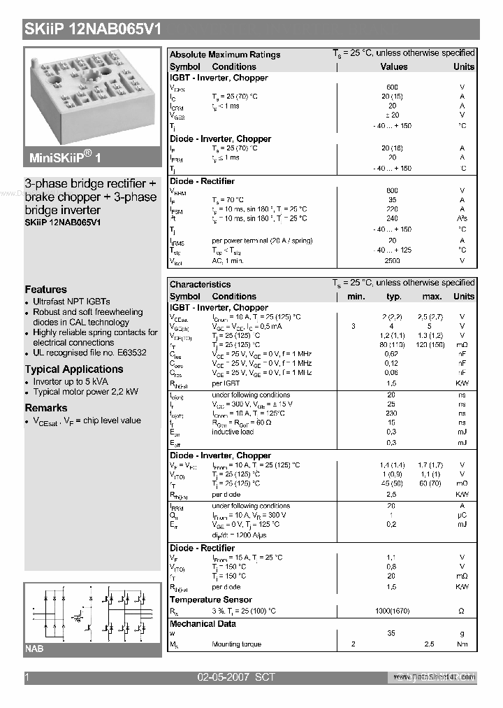 SKIIP12NAB065V1_7256886.PDF Datasheet