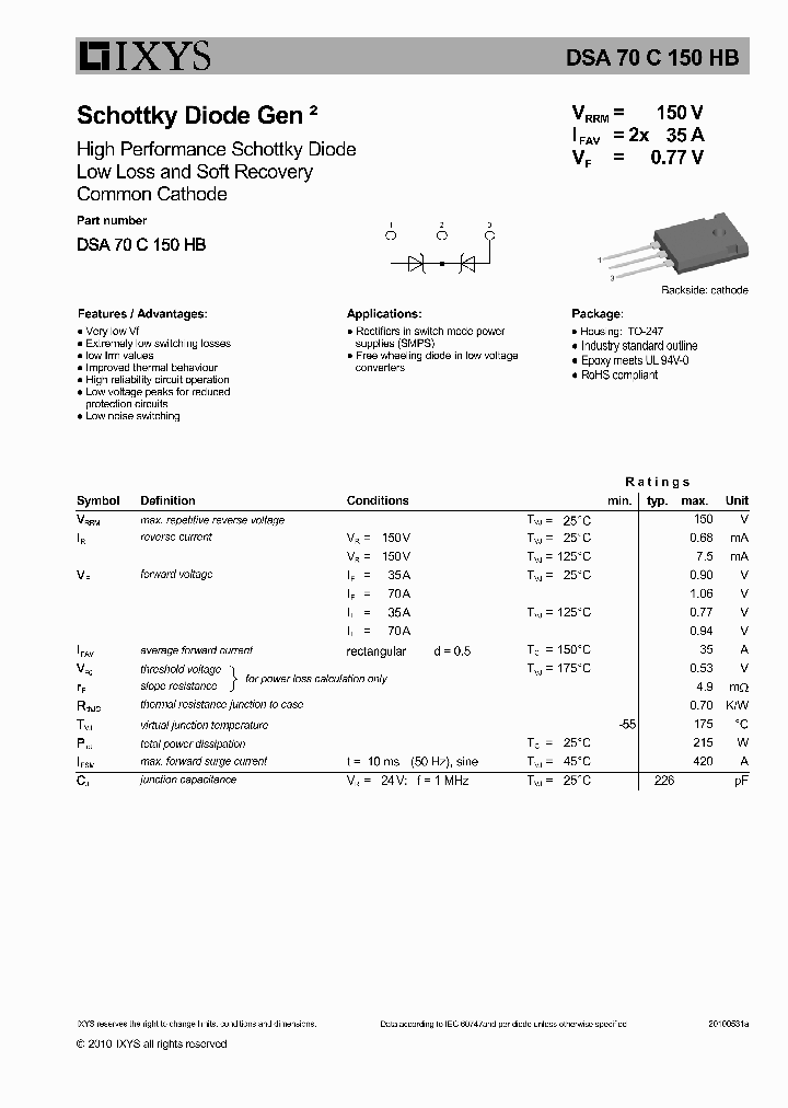 DSA70C150HB_7273586.PDF Datasheet