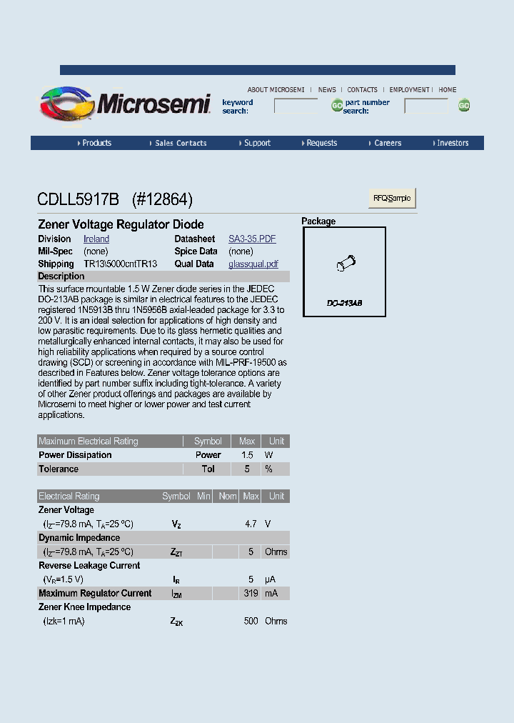 CDLL5917B_7297176.PDF Datasheet