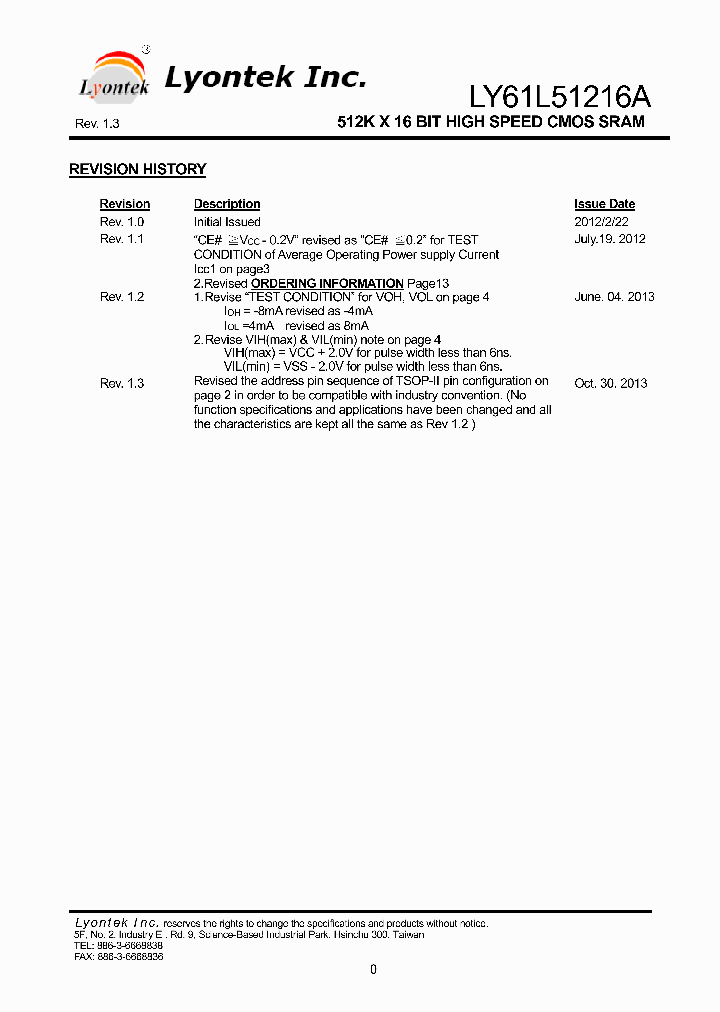 LY61L51216AML-10I_7300050.PDF Datasheet