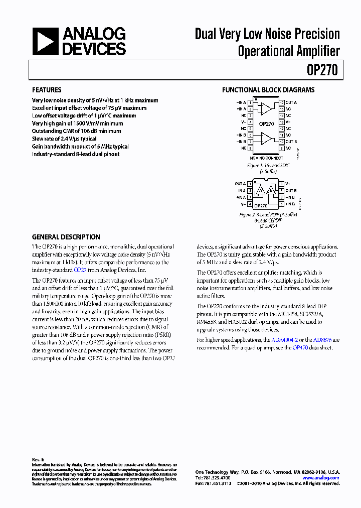 OP270GPZ_7300179.PDF Datasheet