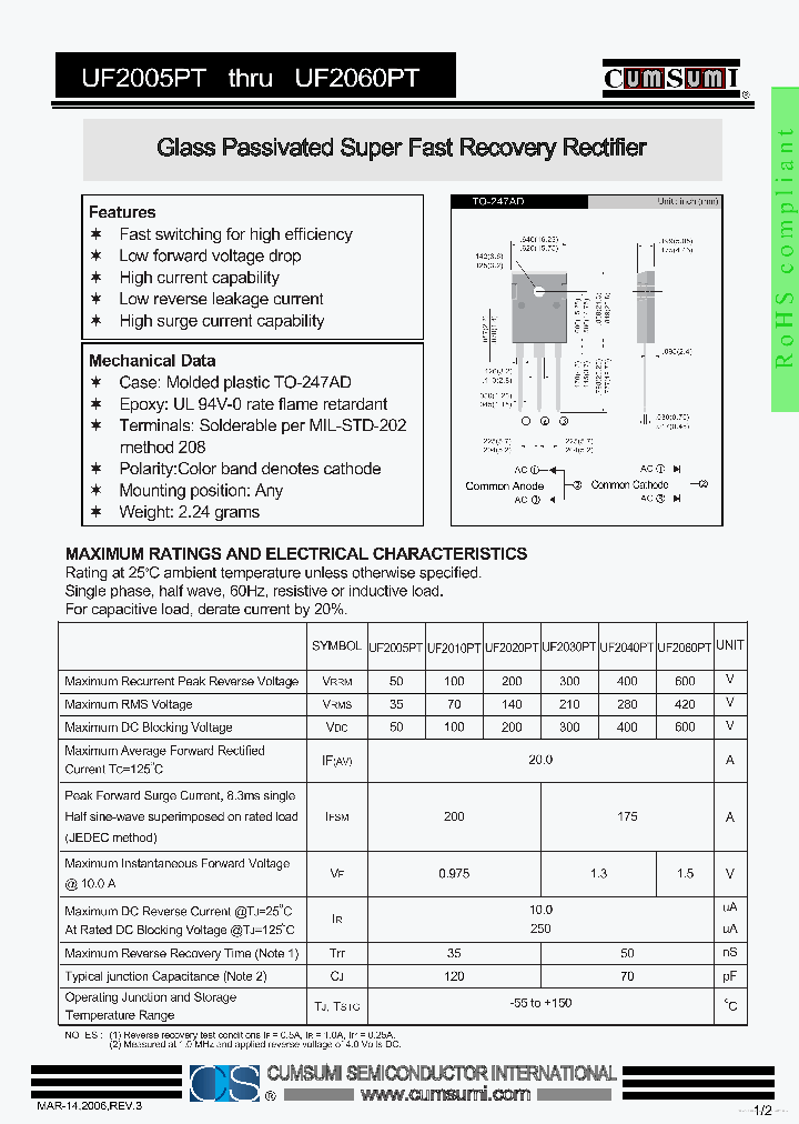 UF2005PT_7300900.PDF Datasheet
