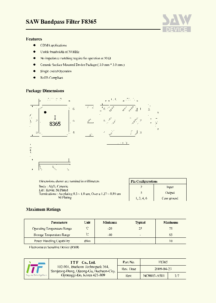 F8365_7303432.PDF Datasheet