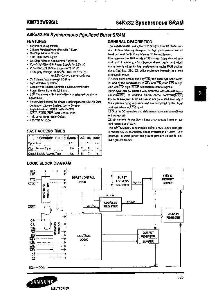KM732V696LT-15_7304624.PDF Datasheet