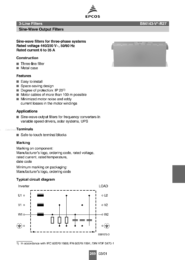 B84143-VXX-R27_7309371.PDF Datasheet