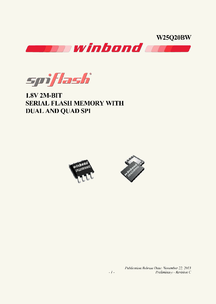 W25Q20BW_7312851.PDF Datasheet