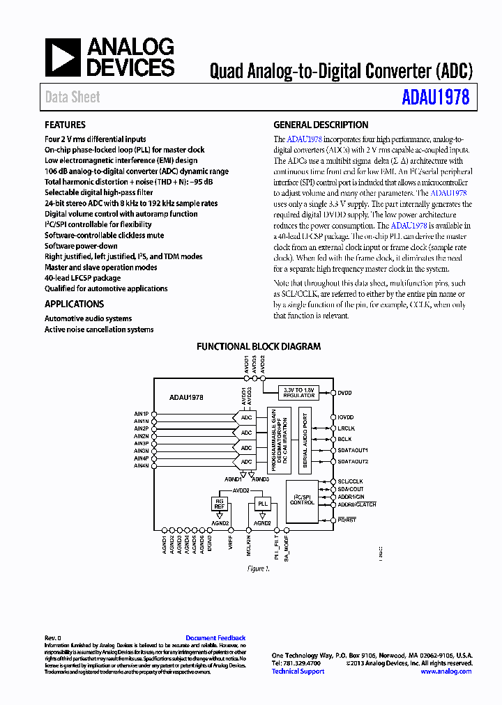 ADAU1978WBCPZ_7320206.PDF Datasheet