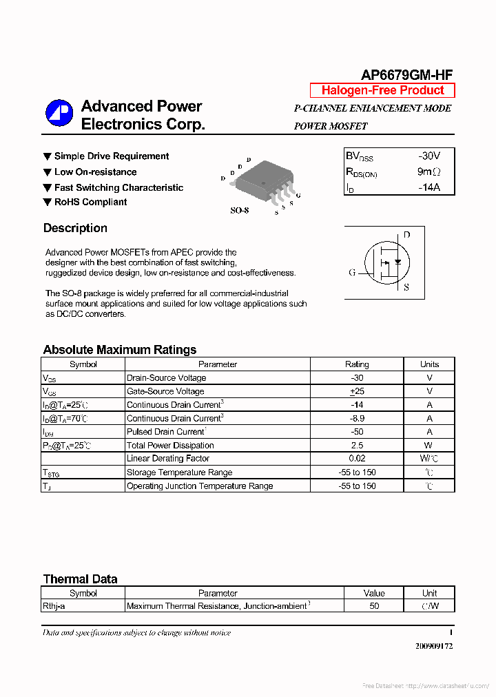 AP6679GM-HF_7320678.PDF Datasheet