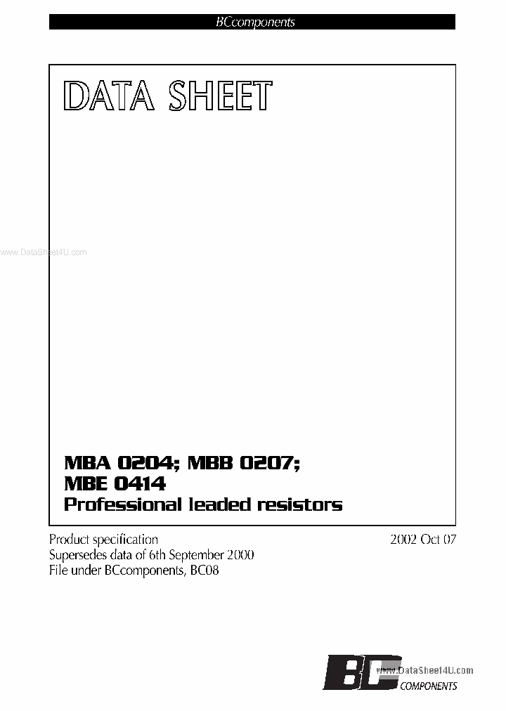 MBA0207_7322112.PDF Datasheet