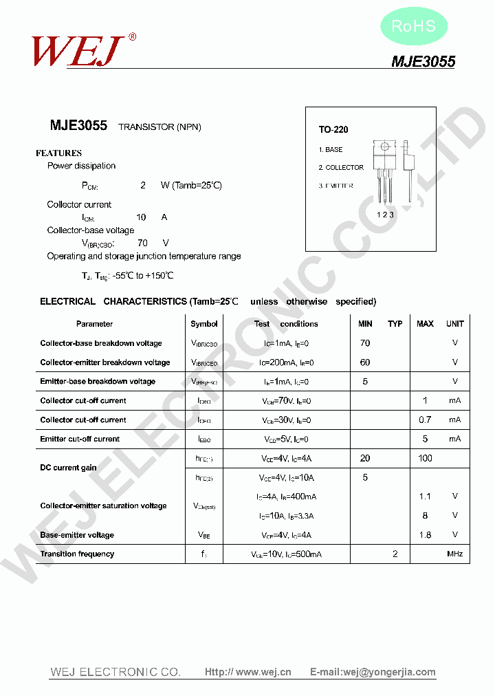 MJE3055_7326857.PDF Datasheet