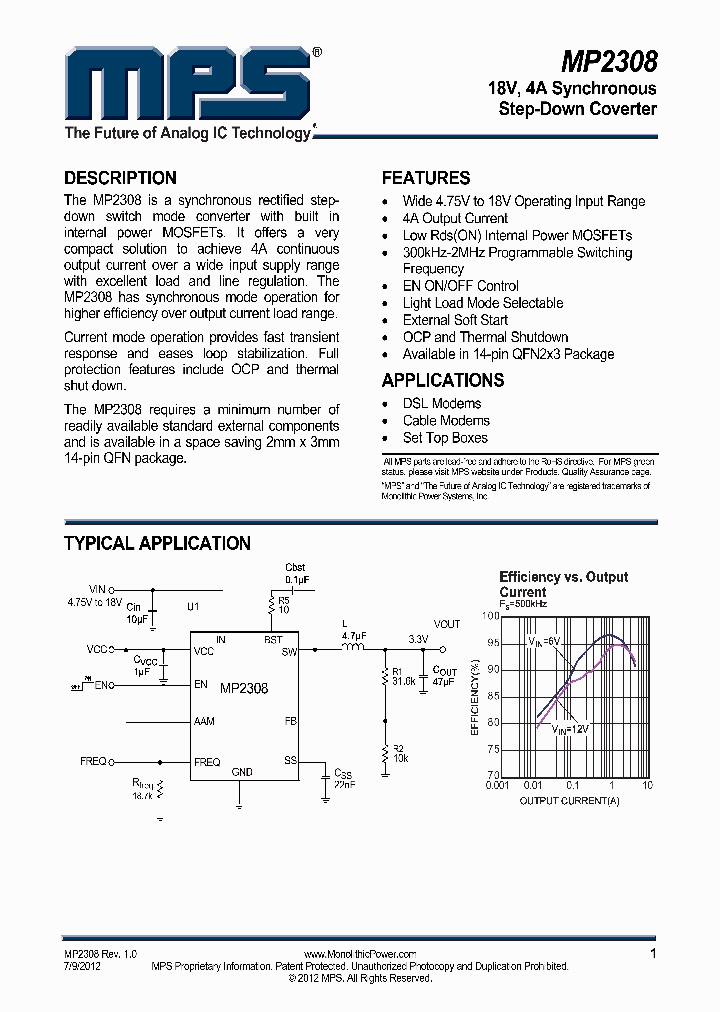 MP2308GD_7327603.PDF Datasheet Download --- IC-ON-LINE