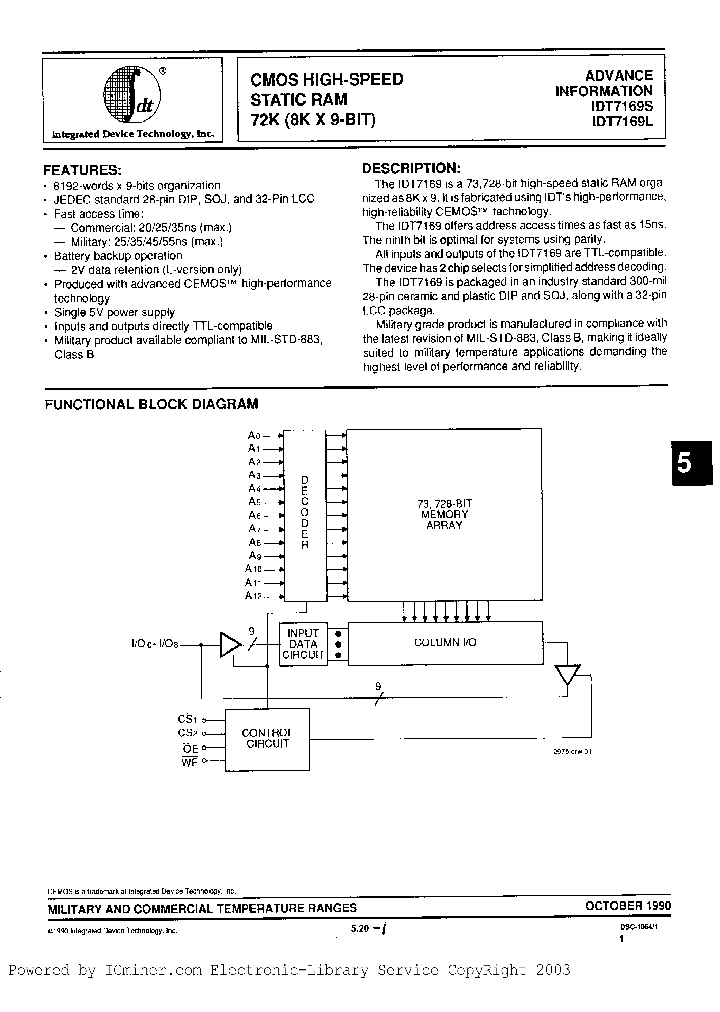 IDT7169S35L32_7329149.PDF Datasheet