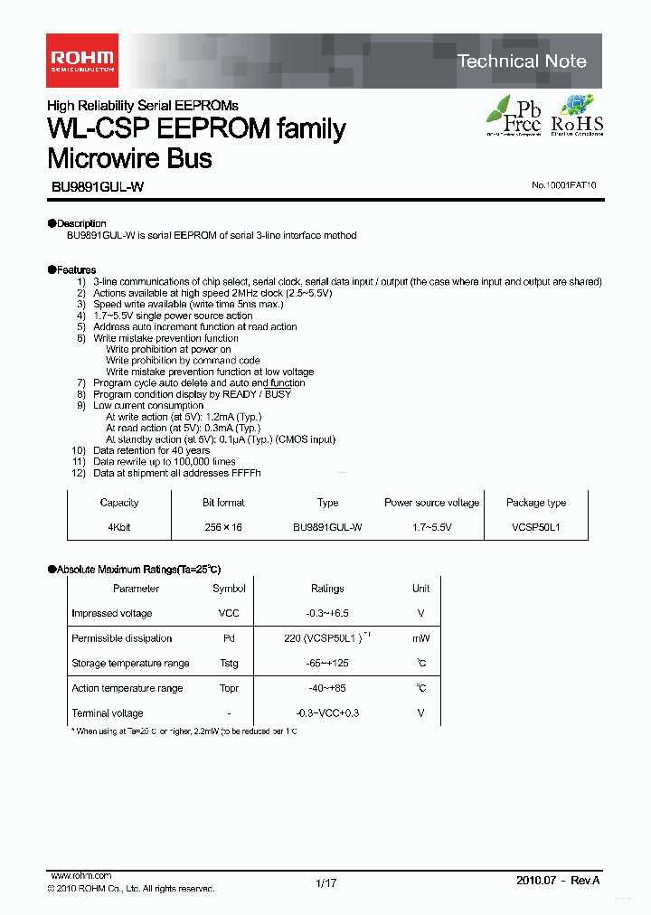 BU9891GUL-W_7340064.PDF Datasheet