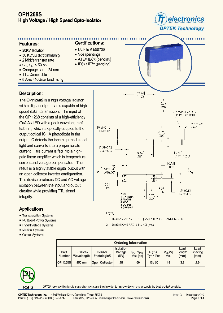 OPTEKTECHNOLOGYINC-OPI1268S_7340675.PDF Datasheet