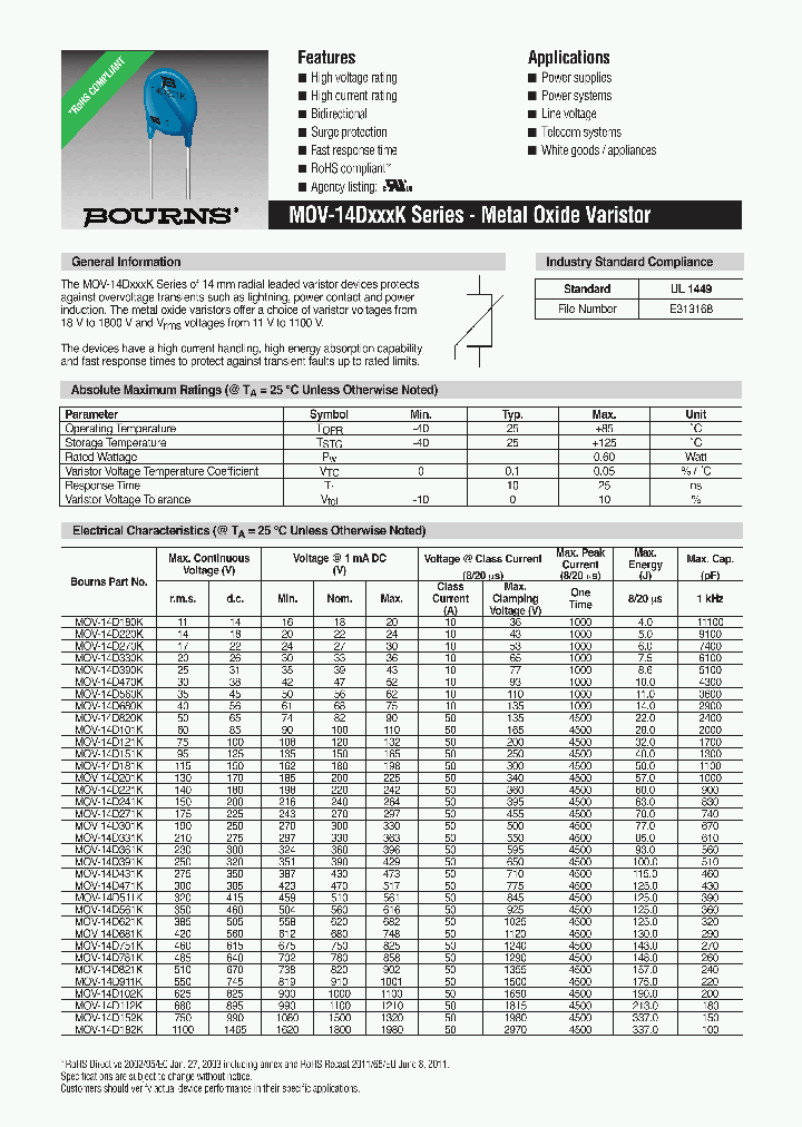 MOV-14D152K_7365877.PDF Datasheet