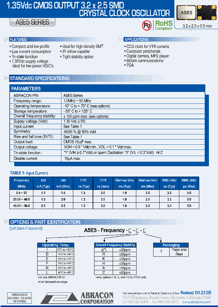 ASE5-10-I-H-T_7363610.PDF Datasheet