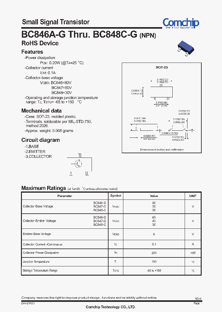 BC847B-G_7370249.PDF Datasheet