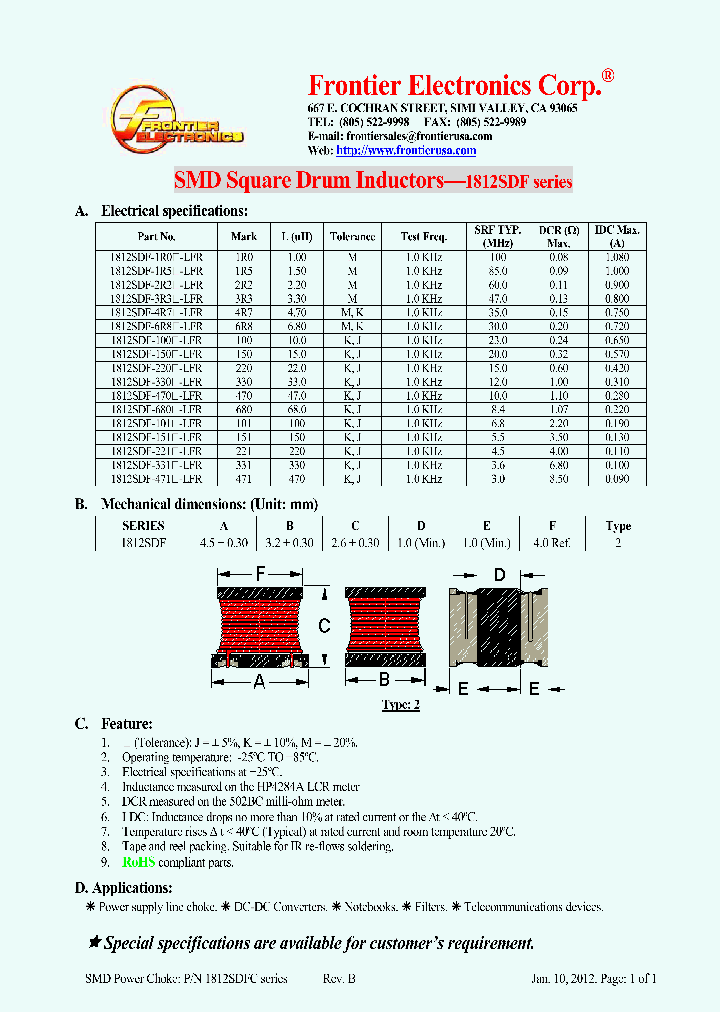1812SDF-1R5K-LFR_7385752.PDF Datasheet