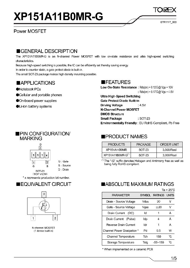 XP151A11B0MR12_7386444.PDF Datasheet