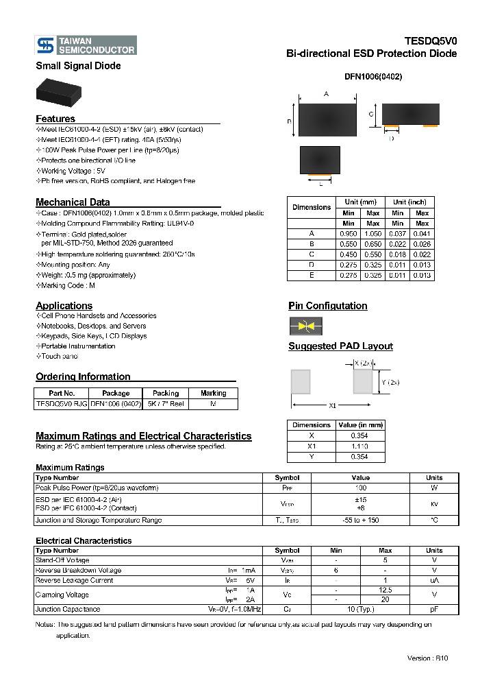 TESDQ5V0RJG_7393734.PDF Datasheet