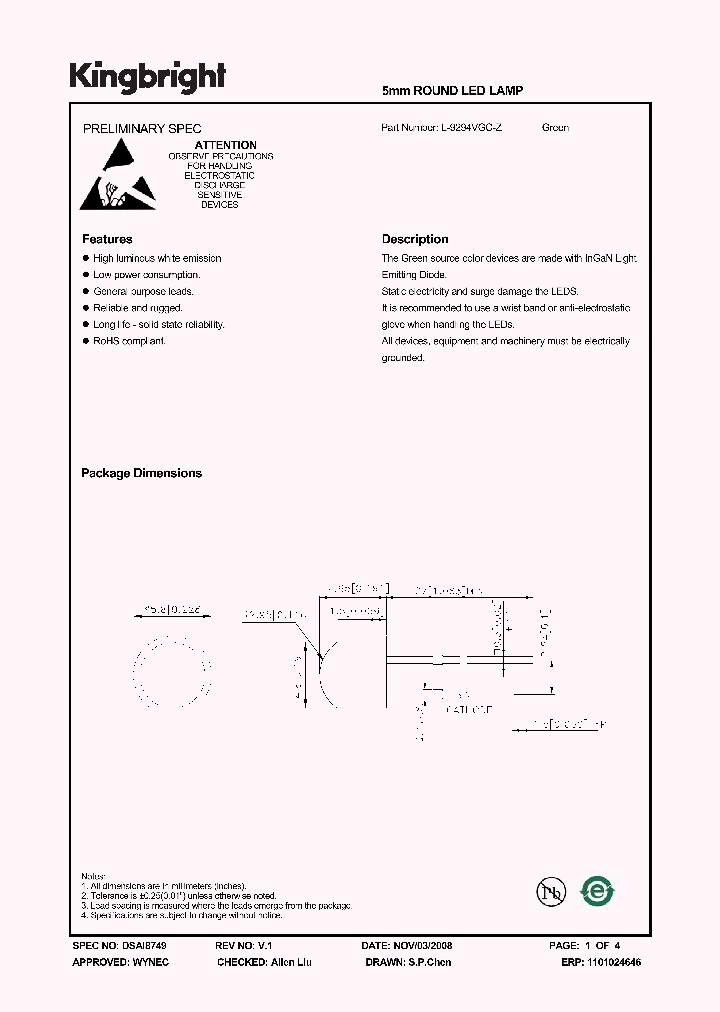 L-9294VGC-Z_7395133.PDF Datasheet