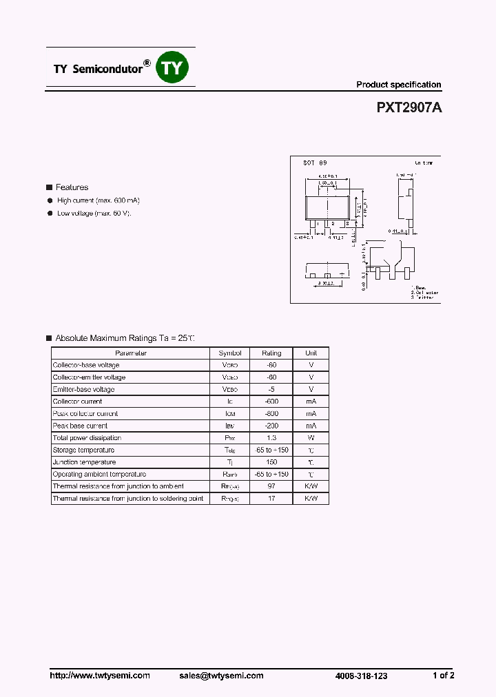 PXT2907A_7399008.PDF Datasheet