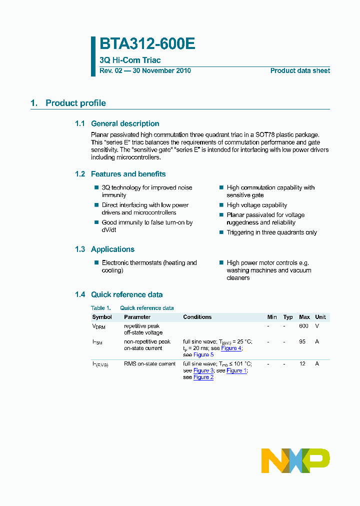 BTA312-600E_7402785.PDF Datasheet