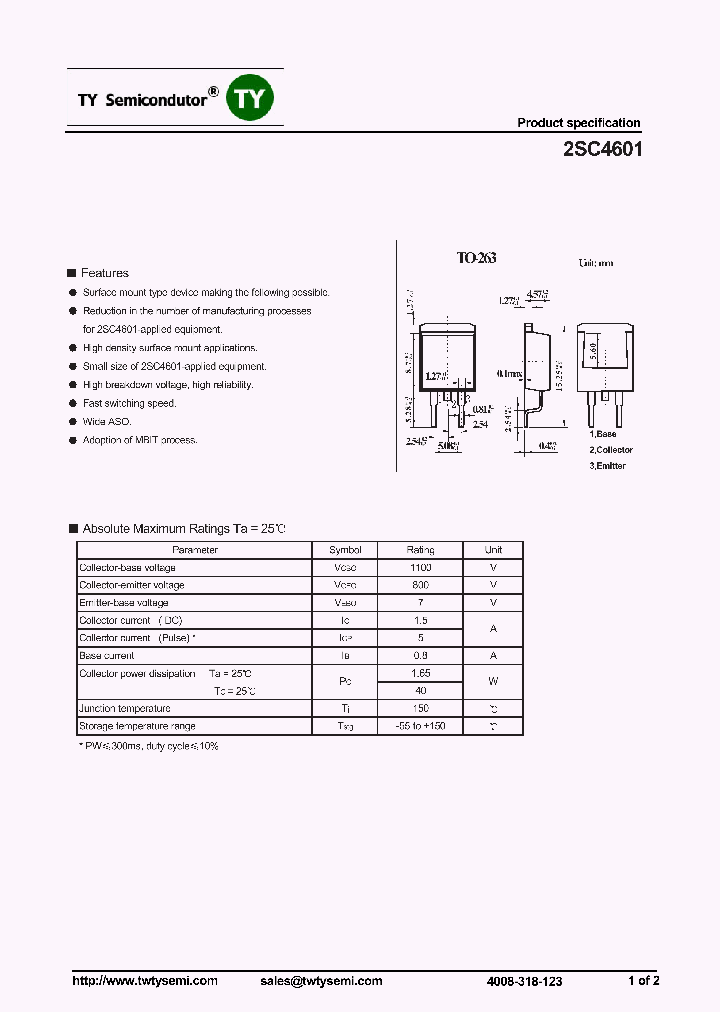 2SC4601_7407770.PDF Datasheet