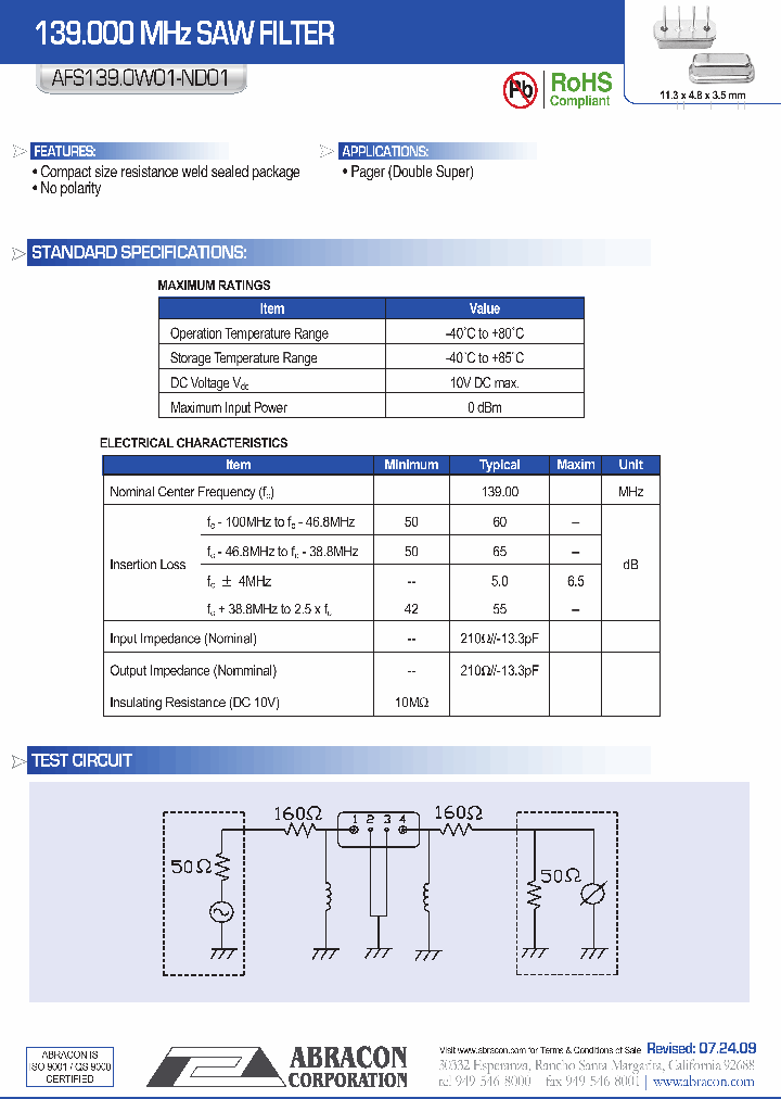 AFS1390W01-ND01_7419700.PDF Datasheet