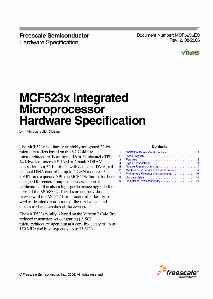 MCF5234CVM100_7446688.PDF Datasheet