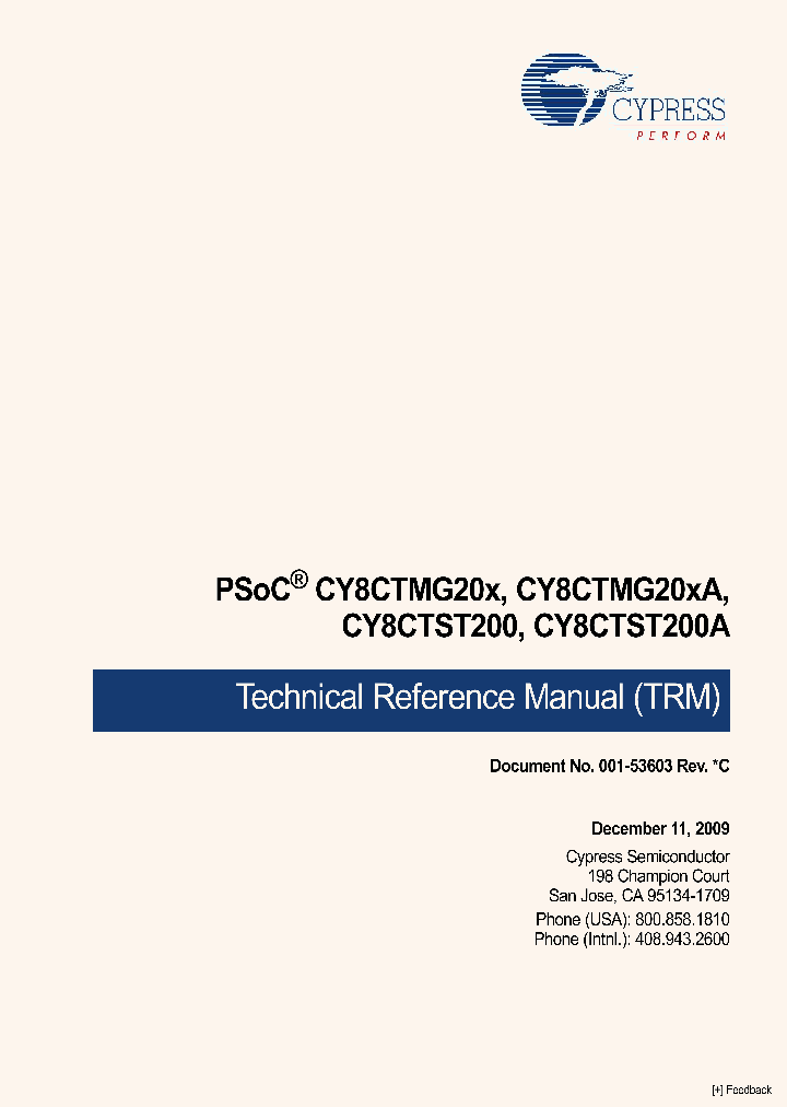 CY8CTST200A-16LGXI_7458808.PDF Datasheet
