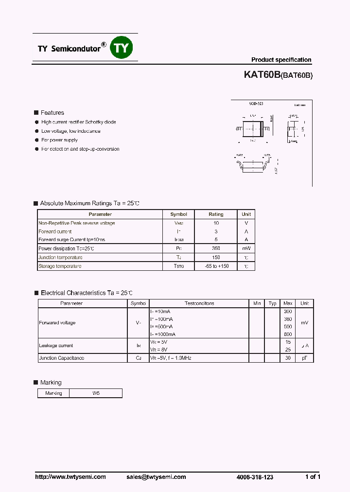 BAT60B_7484520.PDF Datasheet