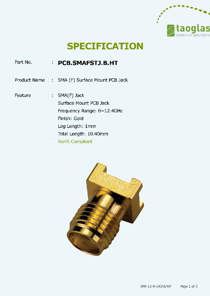 PCBSMAFSTJBHT_7498921.PDF Datasheet