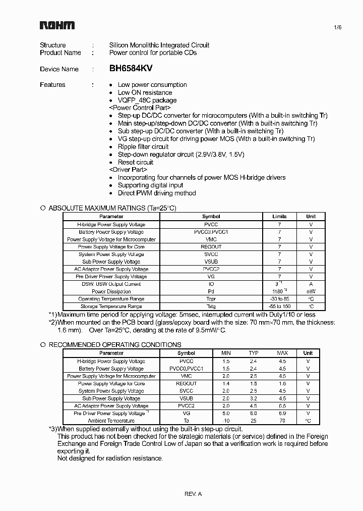 BH6584KV_7510886.PDF Datasheet