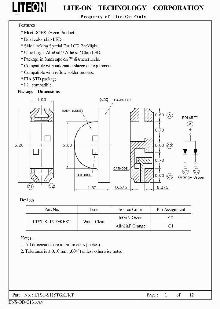 LTST-S115TGKFKT_7526088.PDF Datasheet