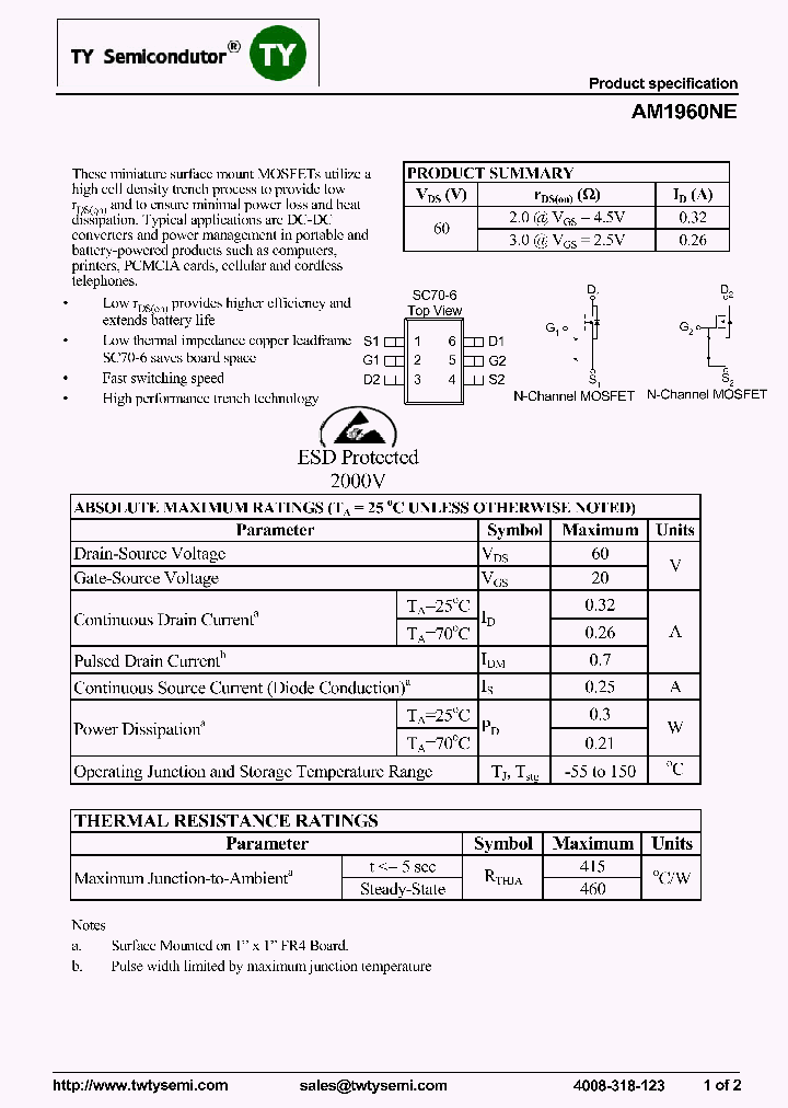 AM1960NE_7544658.PDF Datasheet