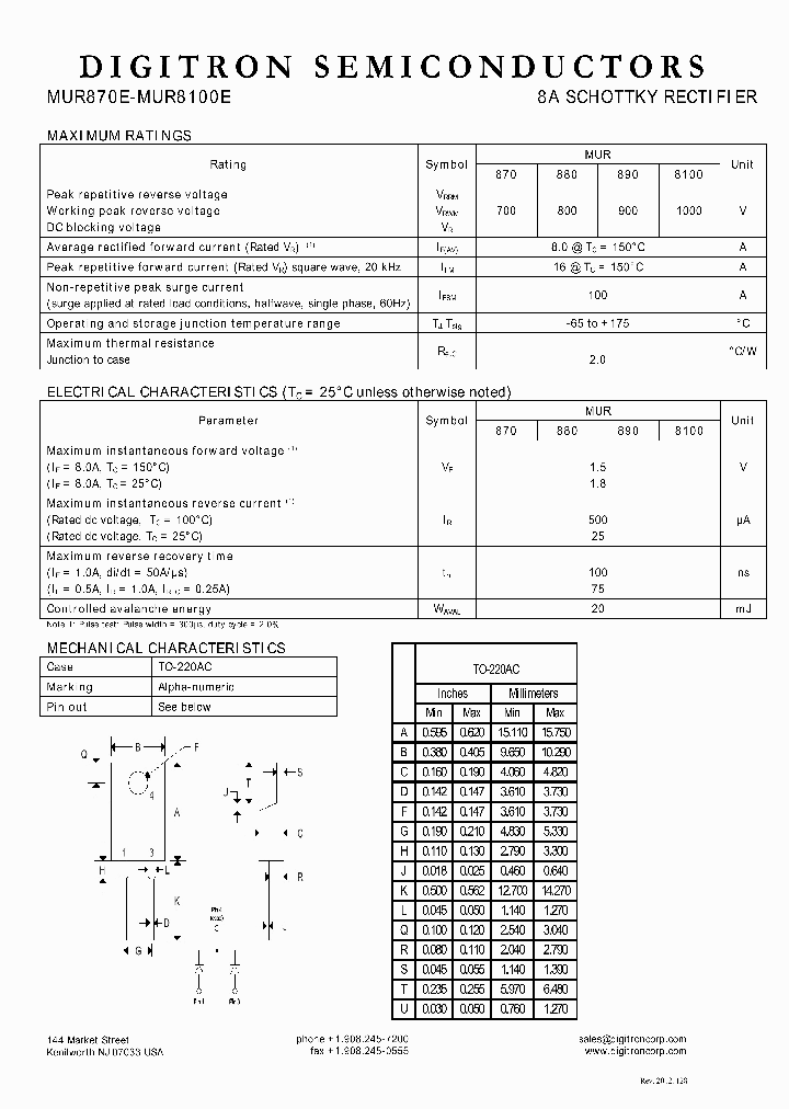 MUR890_7549046.PDF Datasheet