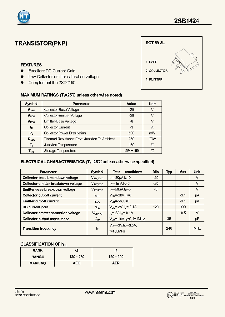 2SB1424_7549423.PDF Datasheet