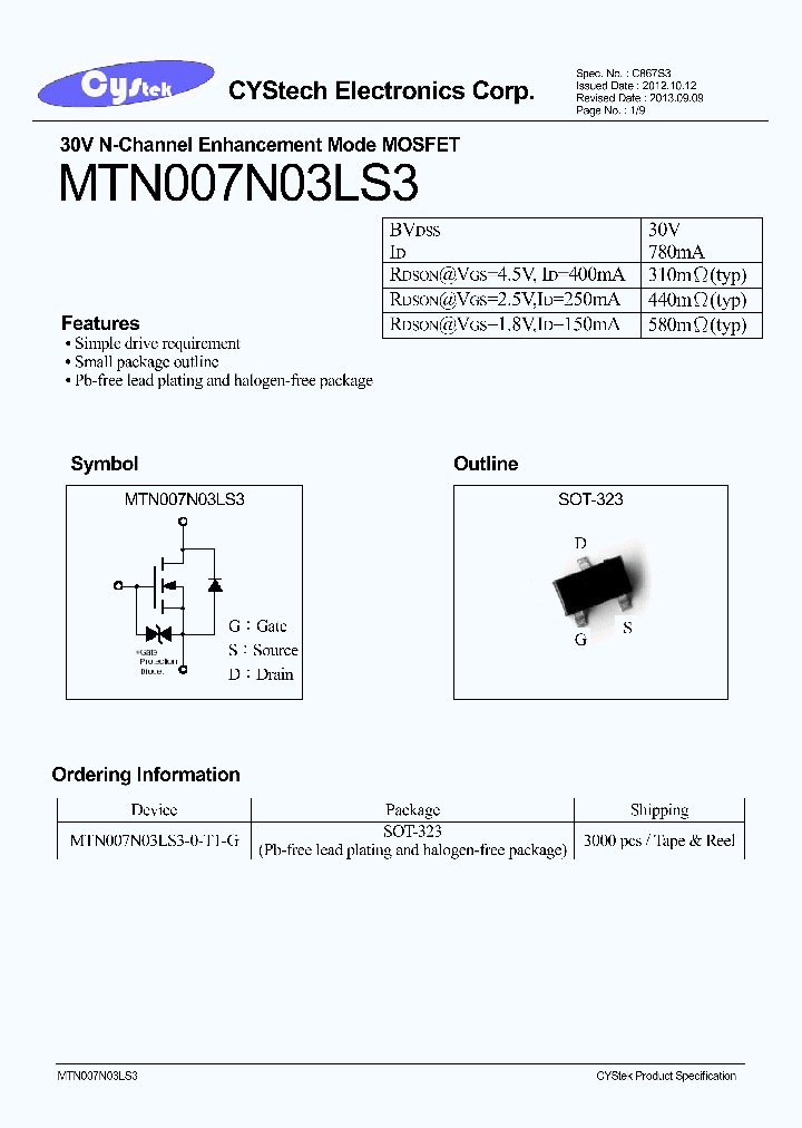 MTN007N03LS3_7557395.PDF Datasheet