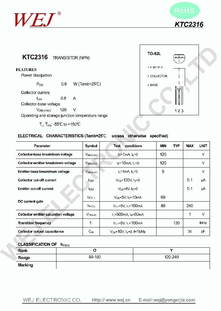 KTC2316_7559453.PDF Datasheet