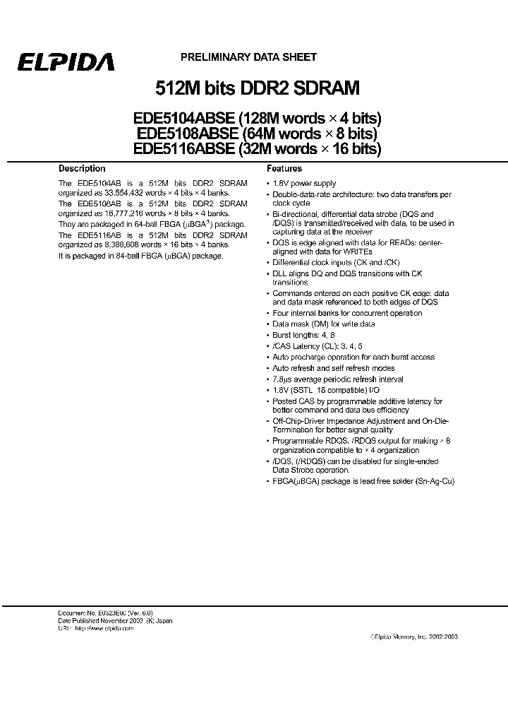 E5116ABSE-4C-E_7569165.PDF Datasheet